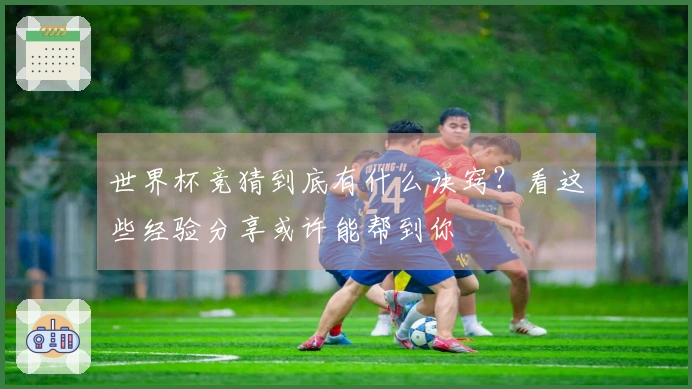 世界杯竞猜到底有什么诀窍？看这些经验分享或许能帮到你